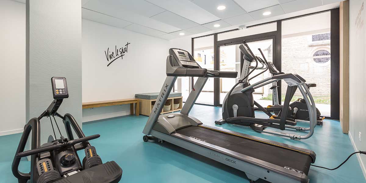 résidence étudiante Dijon Campus Trinité salle-fitness